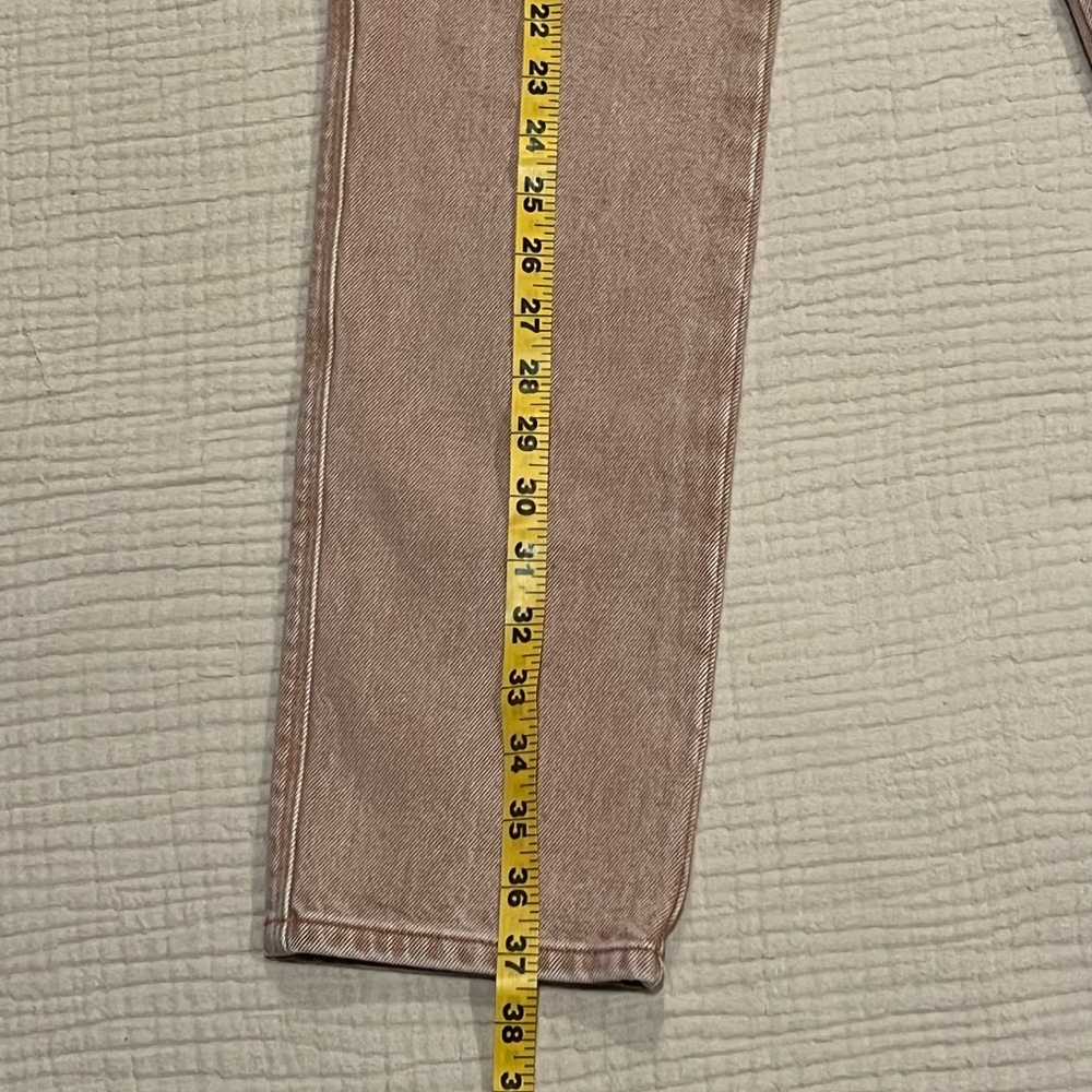 Frame Le Sylvie Super High Rise Jeans Slender Straight Ankle Size 25 Sand - Picture 14 of 14
